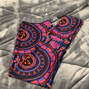 Zumba leggings new never worn